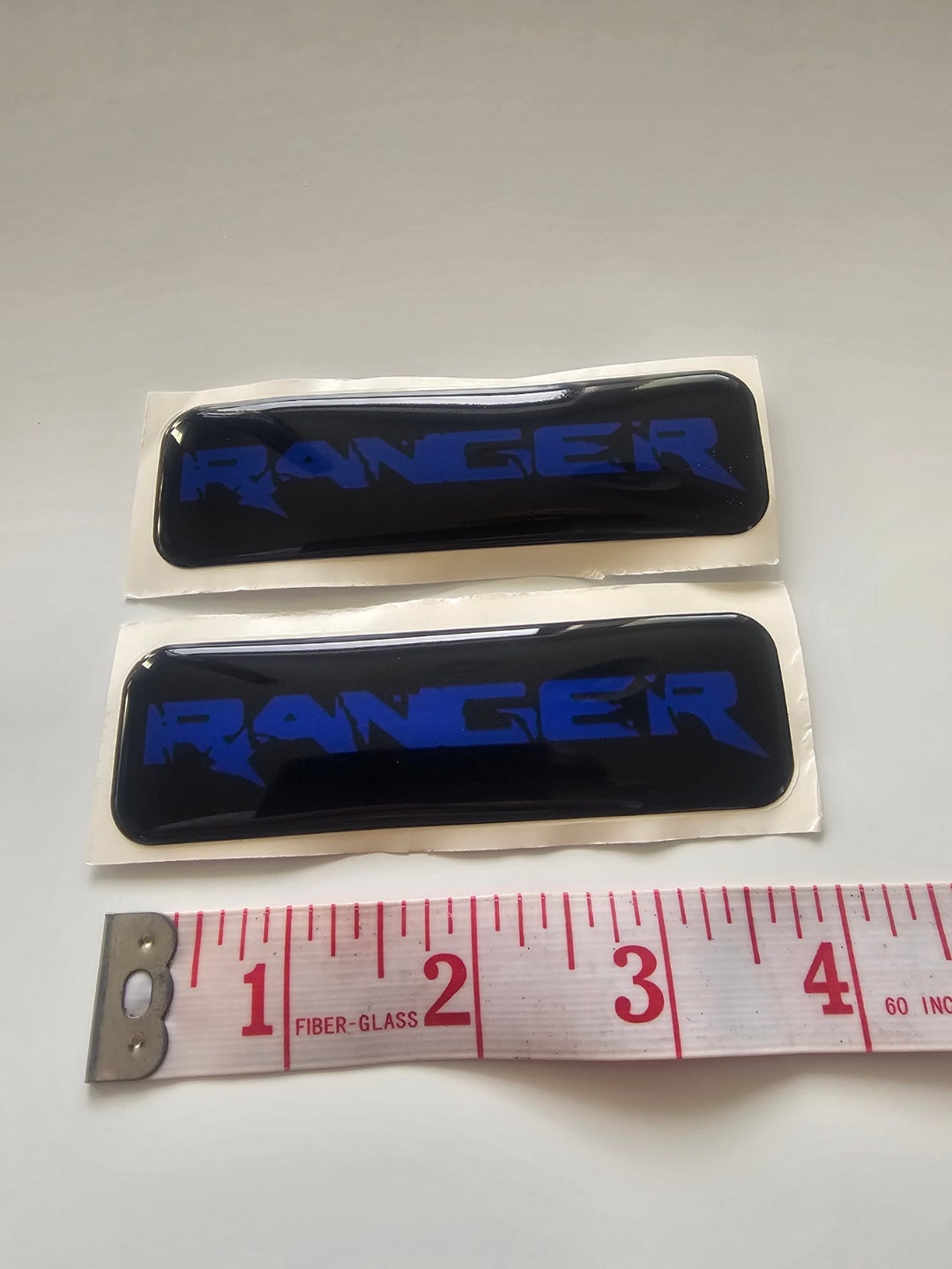 Set of 2 Gel Coated Ford Ranger Emblem Overlays Black/blue Etsy
