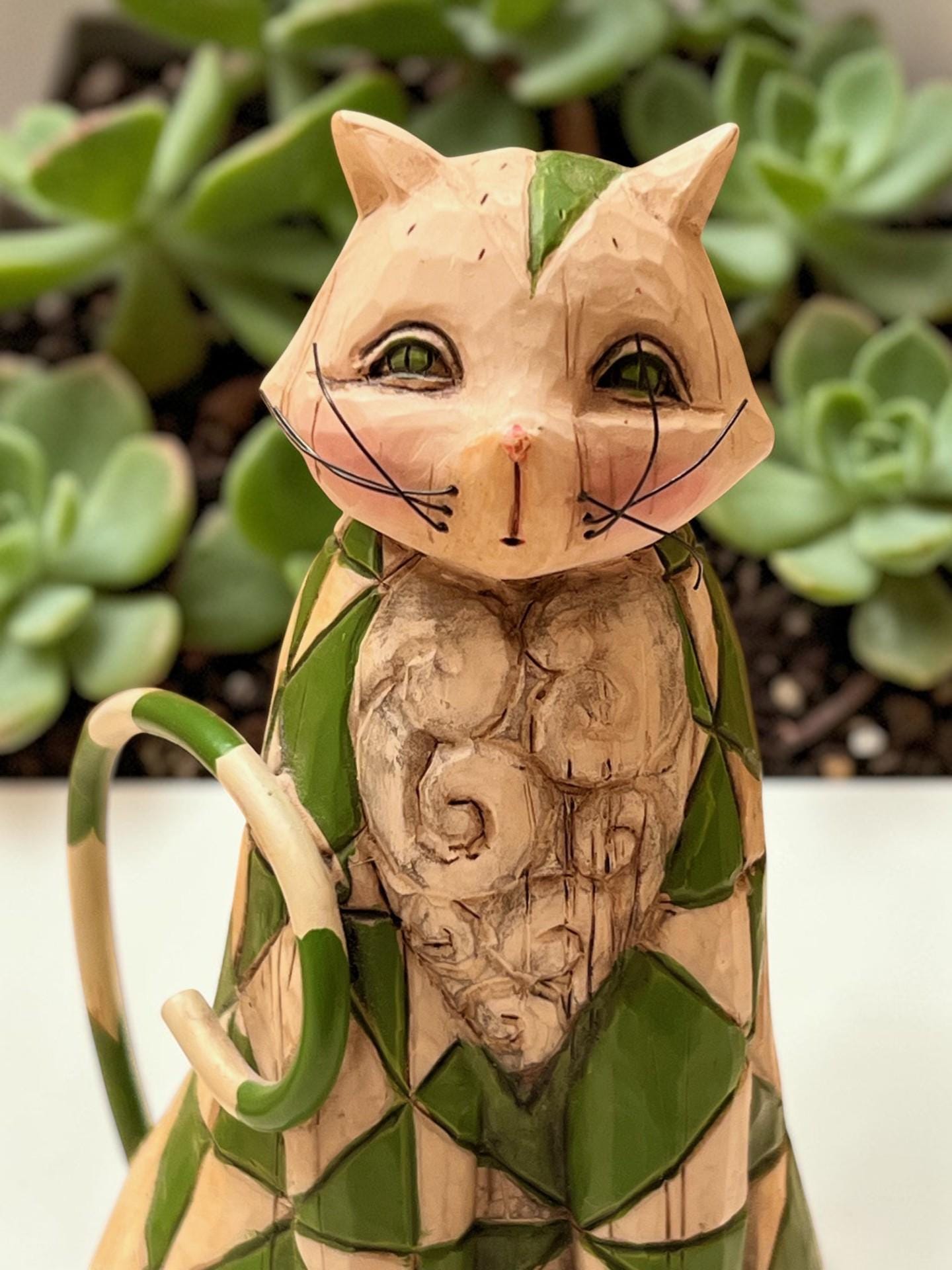 Jim Shore Heartwood Creek 猫 フィギュア　置物 Jim Shore Heartwood Creek Cat “felicity” • Enesco • Retired