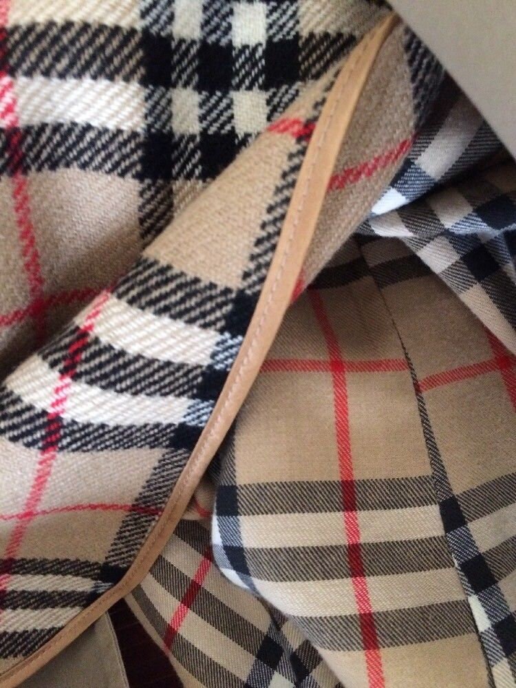 Burberry Trench Coat Full Length Gabardine With Nova Check - Etsy