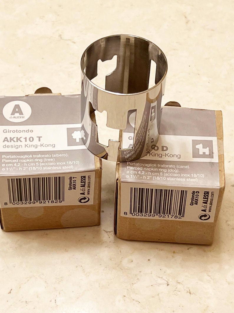 Alessi Girotondo Napkin Rings - Thumbnail 2