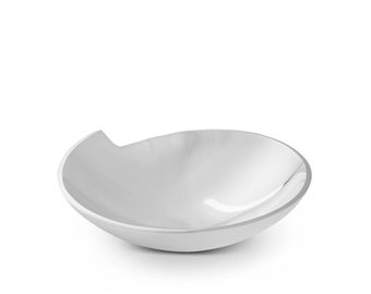 Nambe' Large Twist Bowl #736 Designed by Fred Bould 2003 - Etsy
