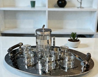 Alessi Oval tray with handles Design Michael Graves MG09
