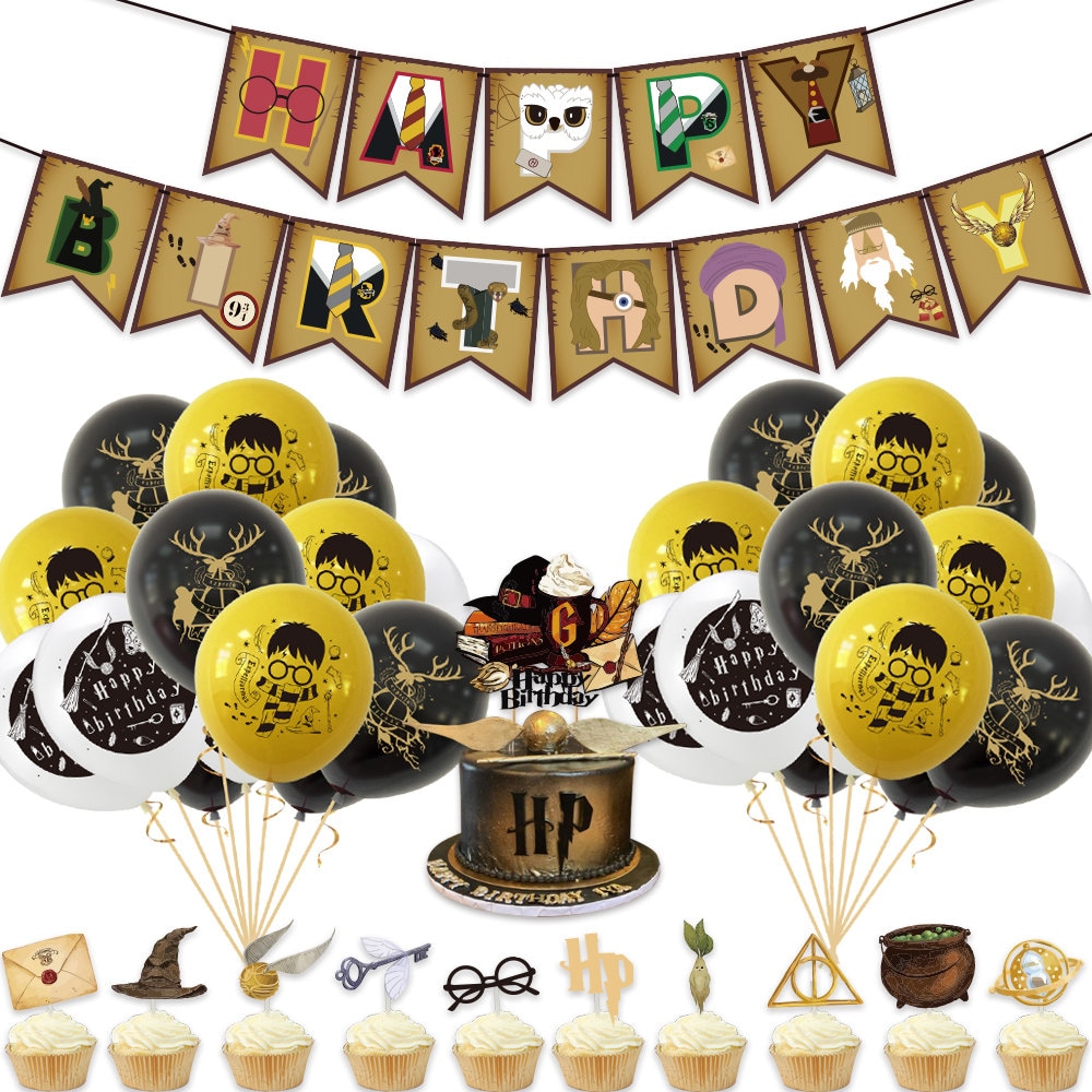 Wizard Balloons - Anagram Licensed | Harry Potter Decorations