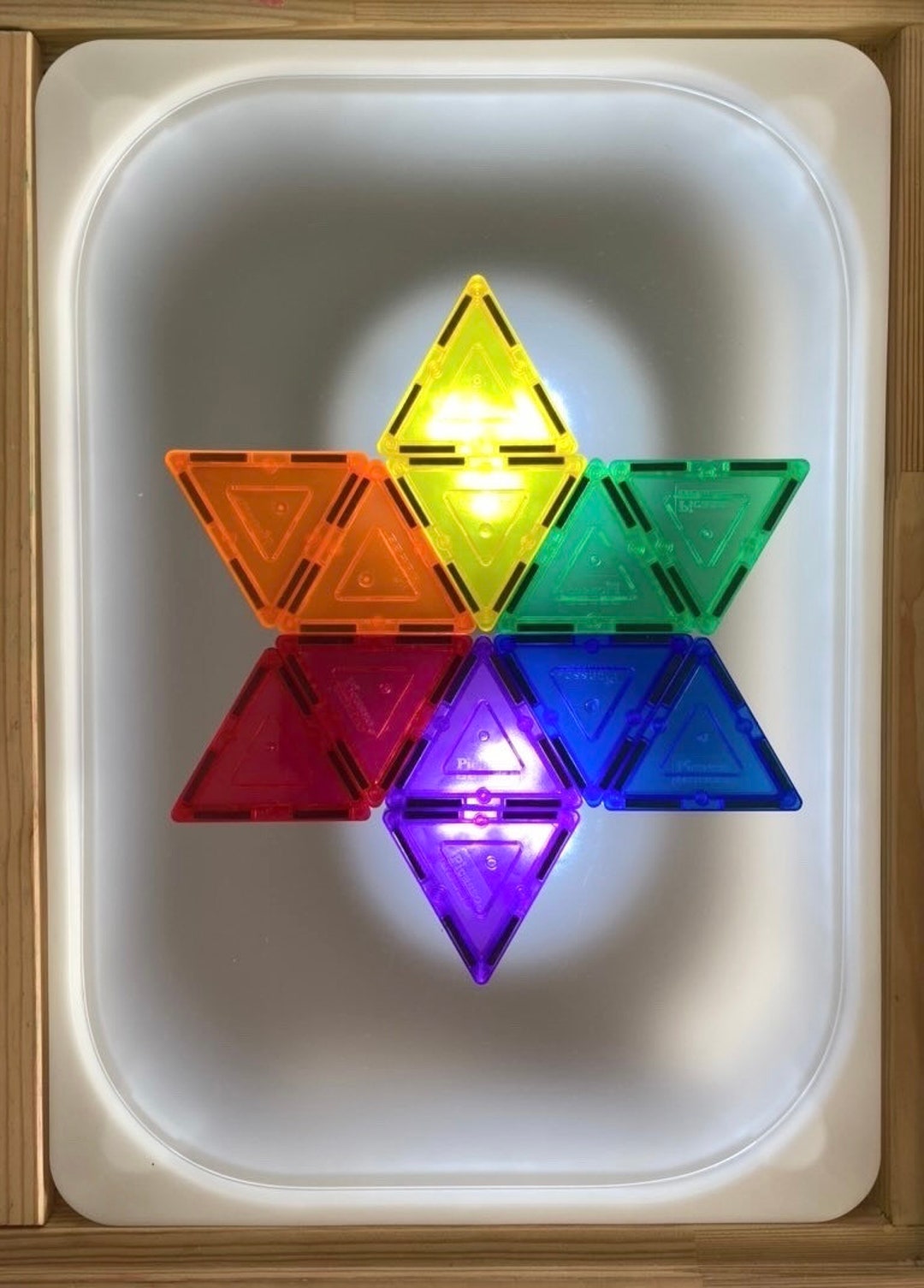 Frosted Acrylic Flisat Flisat Table Light Table Flisat Insert Sensory