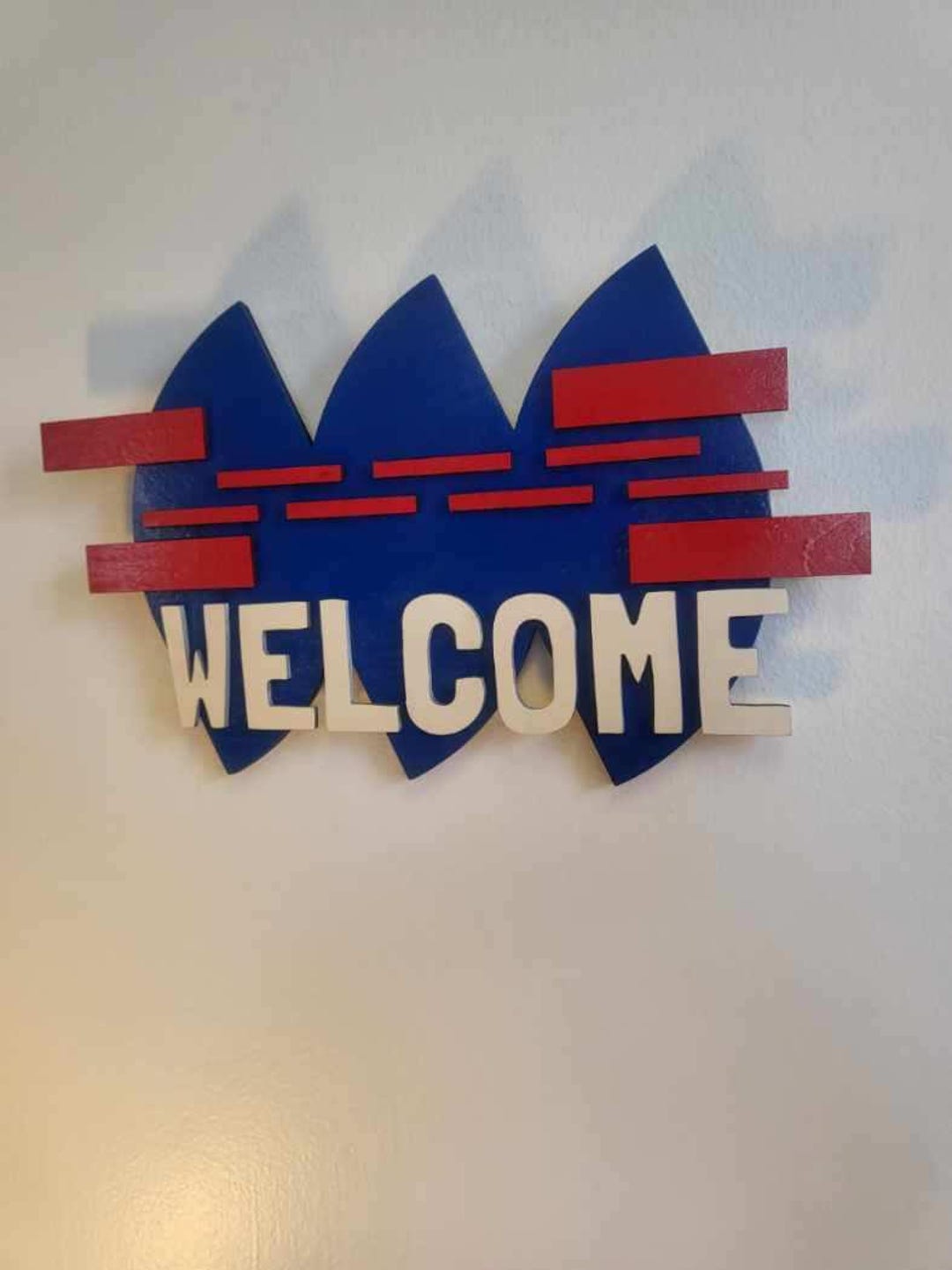 Funky Mid Century Modern Style Hand Made Welcome Sign - Etsy