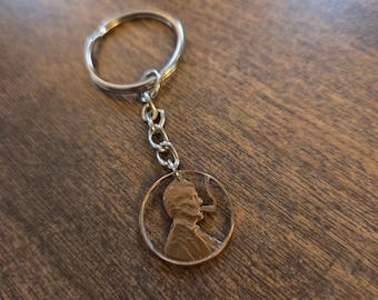 Smokin Abe Lincoln Keychain