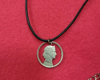 Swiss Cut Coin Necklace