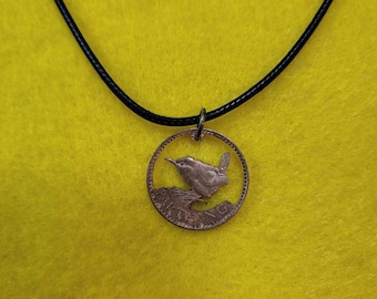 One Farthing British Coin Necklace