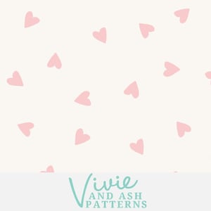 Valentine verstreute Herzen rosa Muster, Herz Musterdesign Download digitale Datei für kommerzielle Nutzung