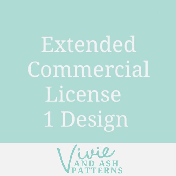 Extended Commercial License for Repeating Pattern Commercial Use