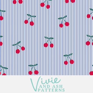 Seersucker rayures verticales cerises rouges transparente motif répété, fichier de modèle sans couture d'été, fichier numérique pour un usage commercial