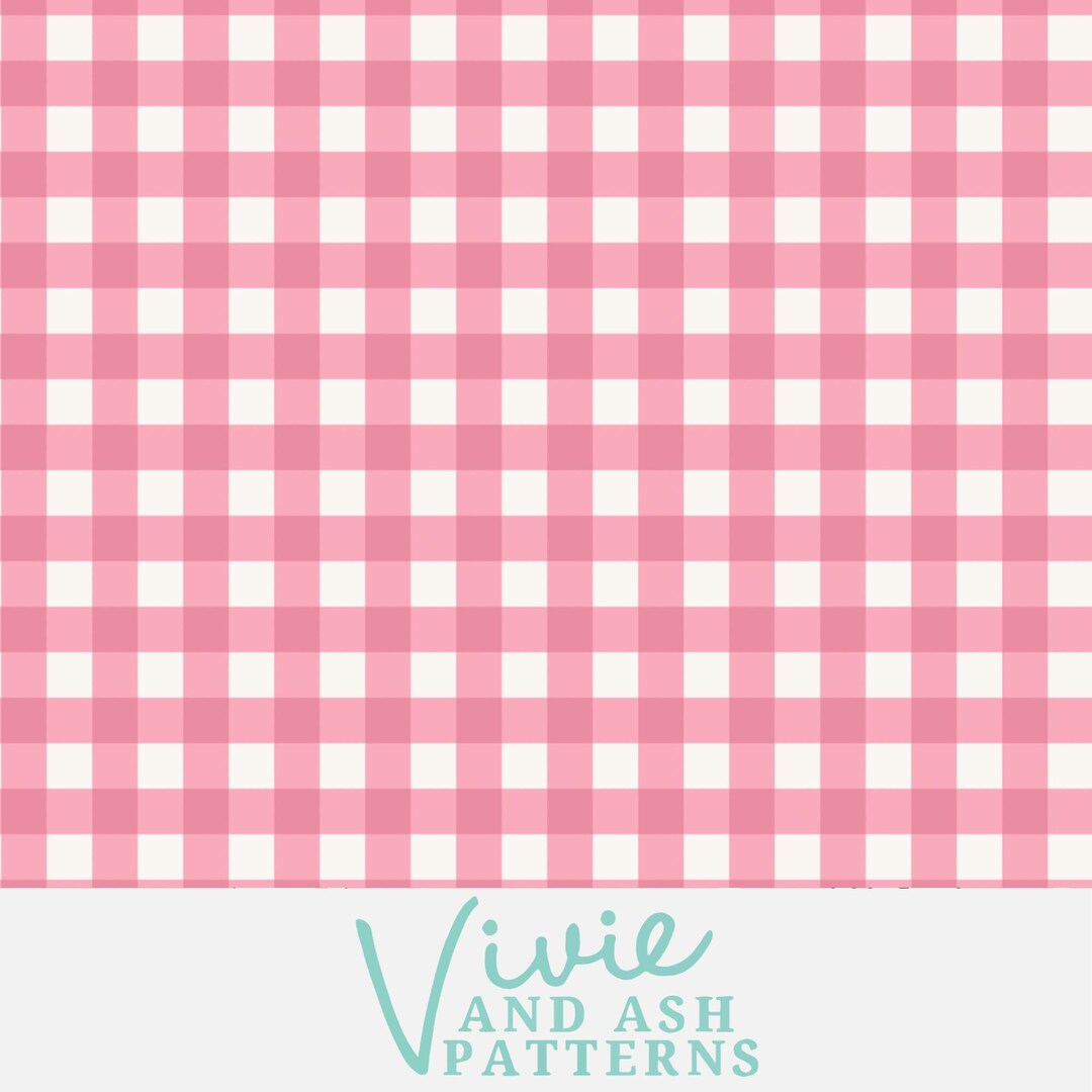 Pink Gingham Seamless Repeat Pattern, Seamless Repeating Pattern ...