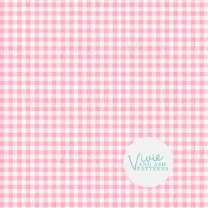 Rosa Gingham Musterdesign, Frühling Musterdatei, Ostern digitale Datei für kommerzielle Nutzung, digitales Papier