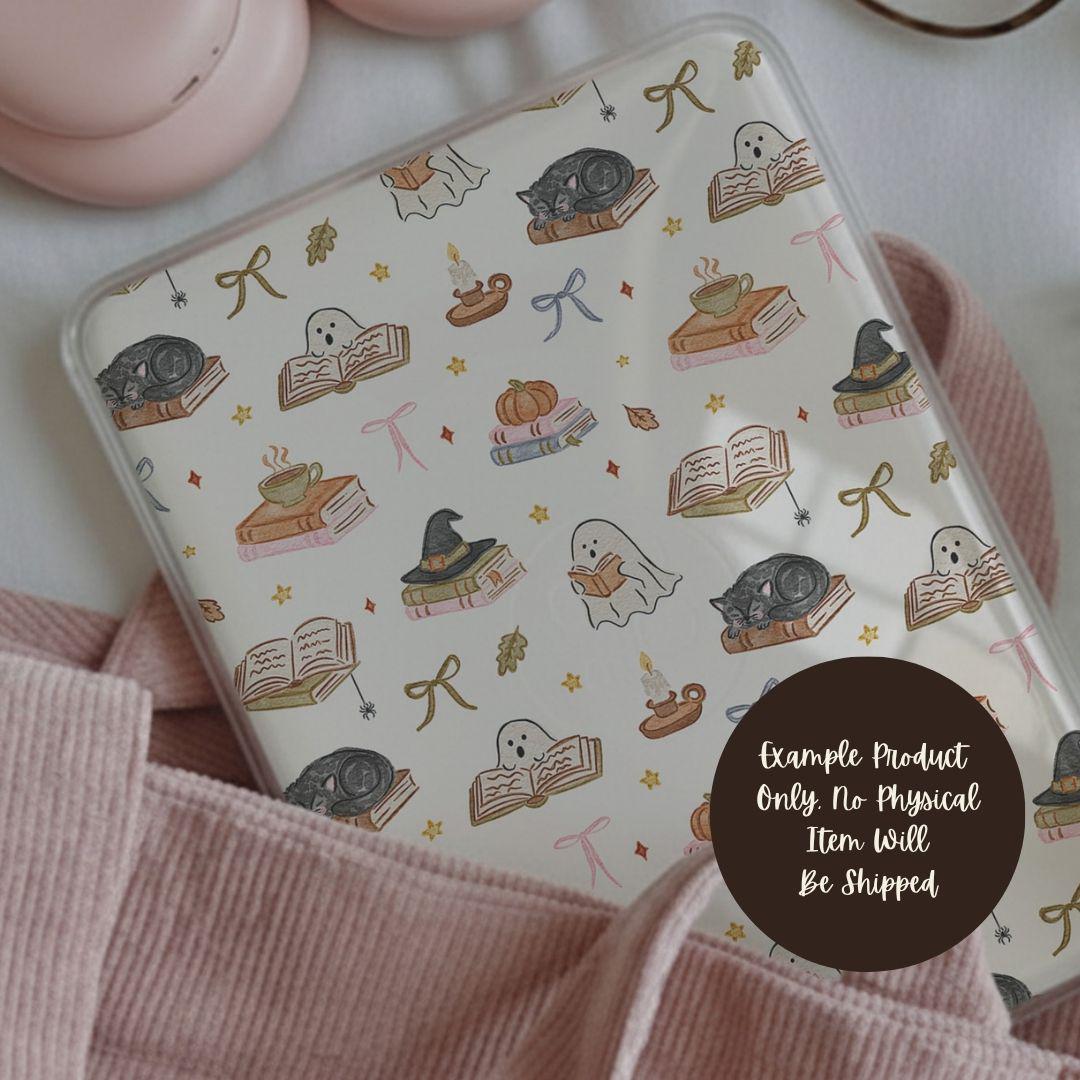 Cozy Bookish Halloween Seamless Pattern File by Vivieandash (JPEG ...