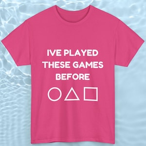 Squid Unisex T-Shirt, TV Series Game Show Shirt, Circle Triangle Square shirt, ive played these games before shirt, kdrama shirt