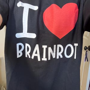 Camiseta unisex &quot;Me encanta la putrefacción cerebral&quot;, divertida camiseta con meme, regalo para adolescentes, &quot;Me encanta la putrefacción cerebral&quot;