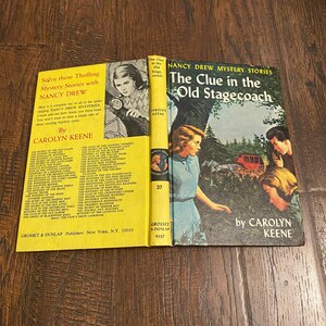 Nancy Drew 37 The Clue in the Old Stagecoach 1960 PC