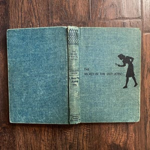 Nancy Drew 21 The Secret in the Old Attic 1950s Tweed Original