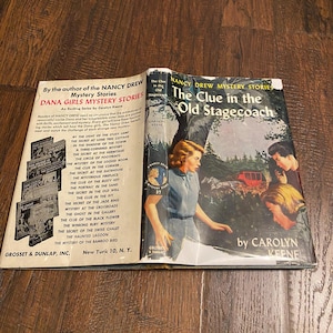 Nancy Drew 37 The Clue in the Old Stagecoach 1960 HCDJ