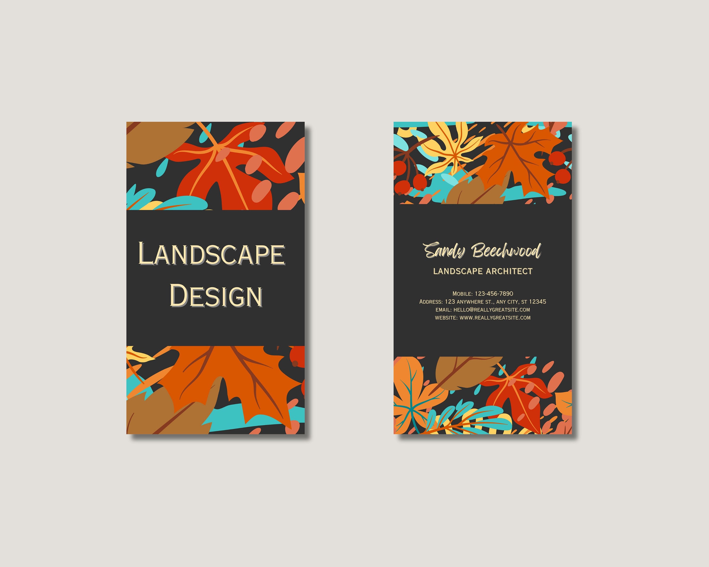 Landscape Architect Business Card