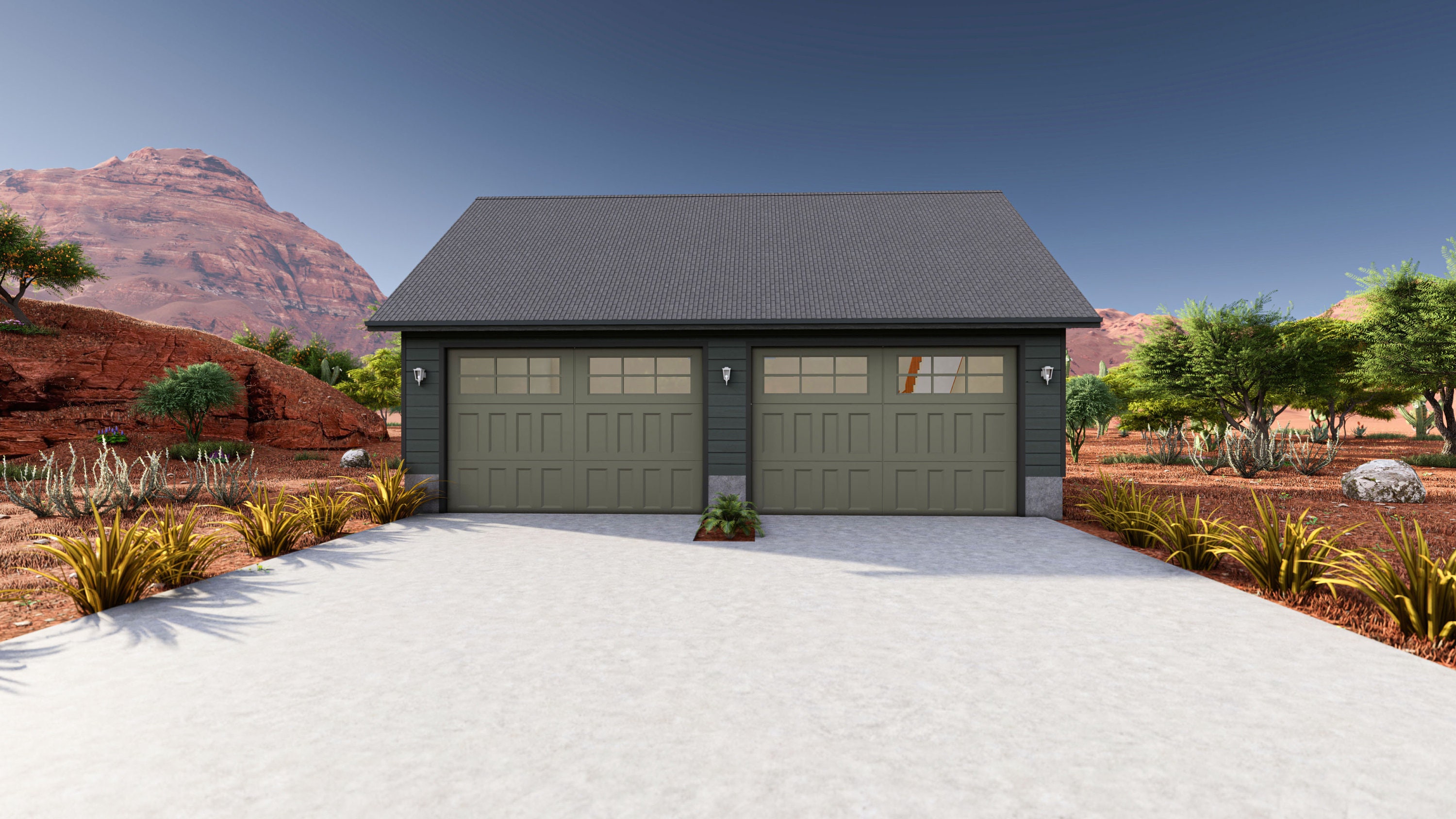 Garage Overhang Plans - Etsy, image size:3000x1688