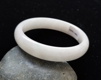 Burmese Type A jade bangle 53mm inner diameter