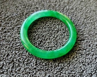 Burmese green jade Baby bangle
