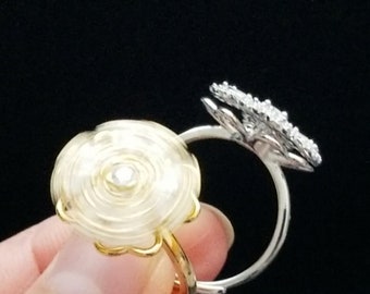 Anxiety Relieve Sterling Silver Spinning Ring