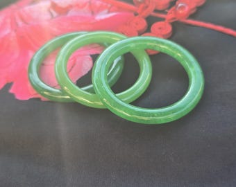 Burmese green jade Baby bangle