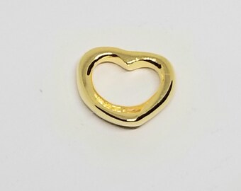 925 Sterling Silver Real Gold Overlaid Dainty Pendants necklace