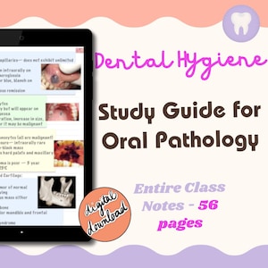 PAQUETE DE NOTAS Patología de higiene dental Descarga digital en PDF para estudiantes