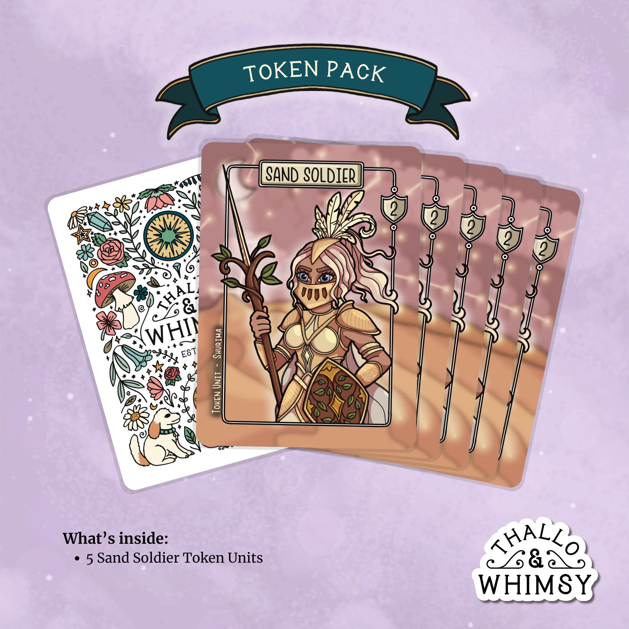 Sand Recruits Riftbound Sand Soldier Riftbound Token Units (5-pack) – Hand-illustrated Shurima ...