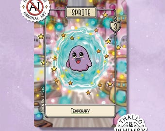 Sprite Riftbound Token Units (5-Pack) – Hand-Illustrated Squishy Critter Theme