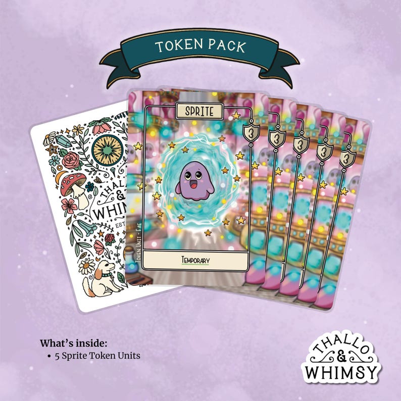 Sprite Riftbound Token Units (5-pack) – Hand-illustrated Squishy ...