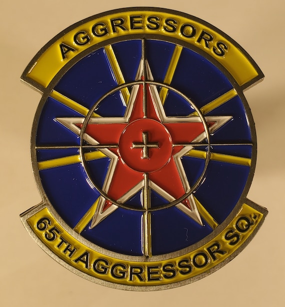 USAF 65th AGGRESSOR SQUADRON PVC パッチ File:65th Aggressor