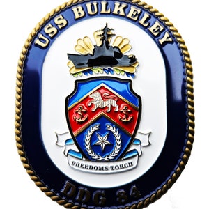 US Navy USS Bulkeley DDG-74 Commemorative Challenge Coin 2&quot; 192