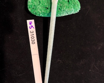 Jadeite Hair Sticks 6 - 6.5 inches/ 16 - 17 cm (Exact length in picture)
