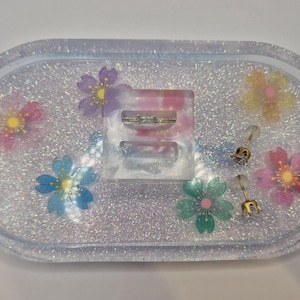 Floral Jewelry Dish