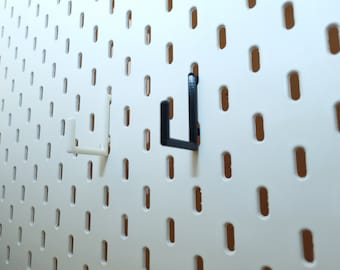 10x IKEA SKADIS pegboard holder 3 cm and 5 cm