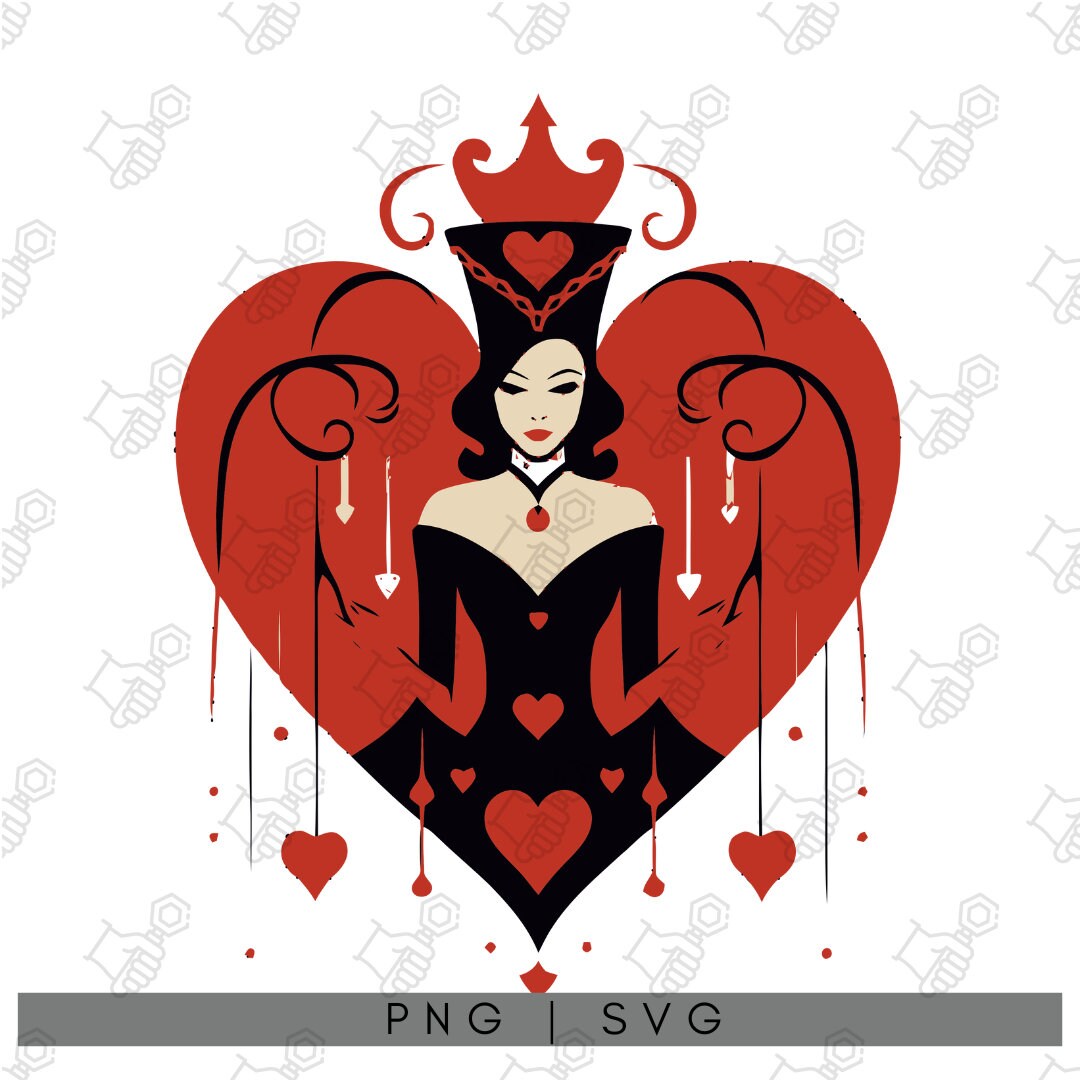 Royal Couples Collection King & Queen, Spades and Hearts SVG Bundle