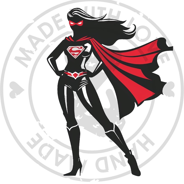Female Superhero SVG Bundle | Girl Superhero Silhouettes & Clipart | Vector Images for Crafts and Apparel