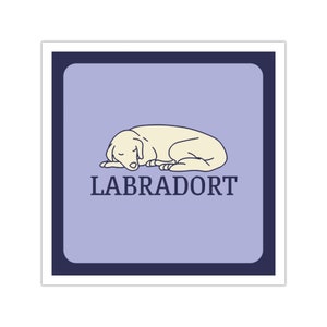 Labradort French Pun Sticker