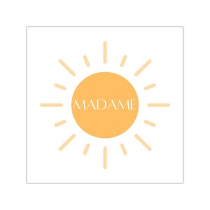 Madame French Teacher Vinyl Sticker