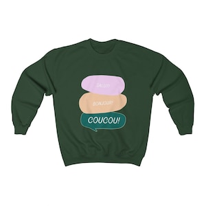 Salut Bonjour Coucou French Sweater
