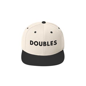 Doubles Snapback Hat – Tennis Style