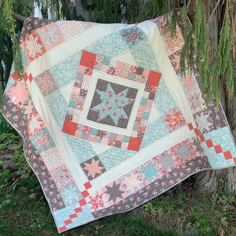 Summer Stars Quilt Pattern Etsy