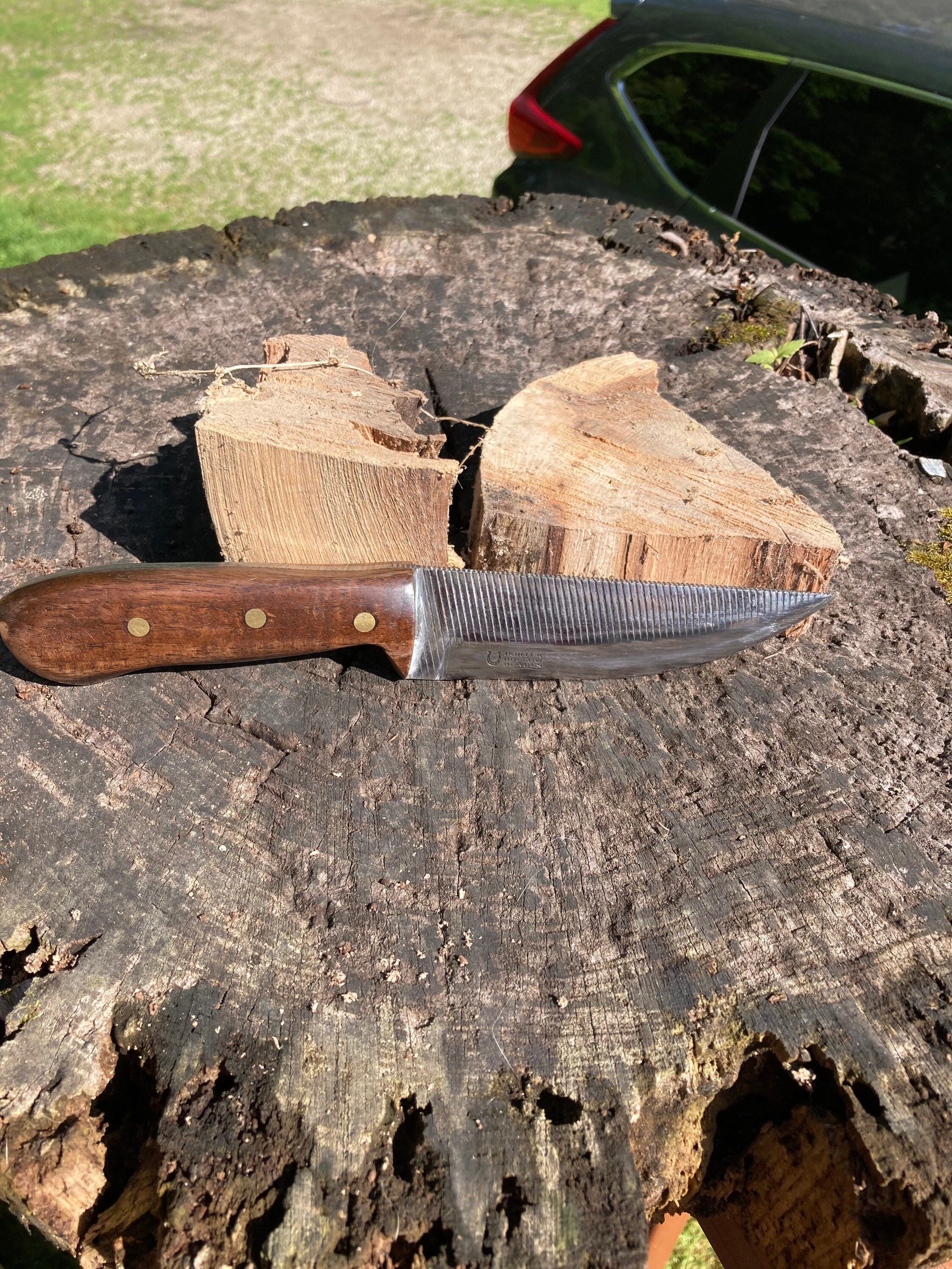 American Hand Farrier Rasp Knife Etsy