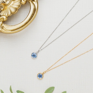 Real Forgetmenot Necklace, Forget me not, Blue flower, Pressed Flower, Small flower, Bridesmaid, Gift for Her, Mom, Mother, Gold, Silver
