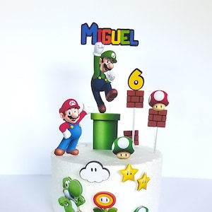 Super Mario Cake Topper / Mario and Luigi