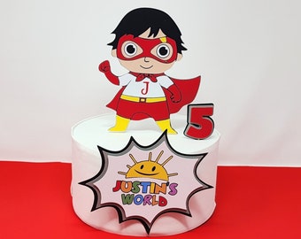 Adorno para tarta de El mundo de Ryan